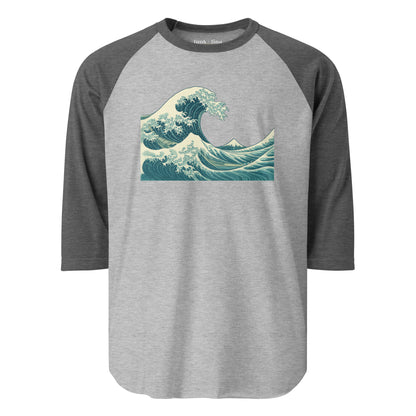 katsushika wave | baseball tee
