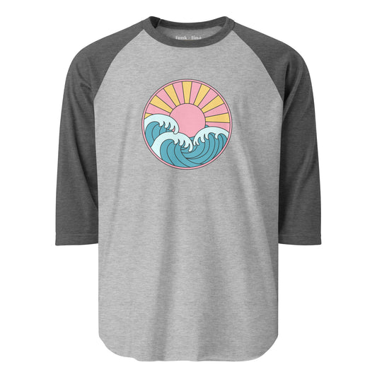 soft waves | baseball tee
