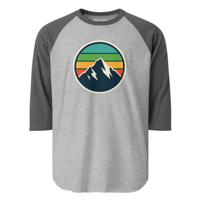 mountain rainbow | baseball tee