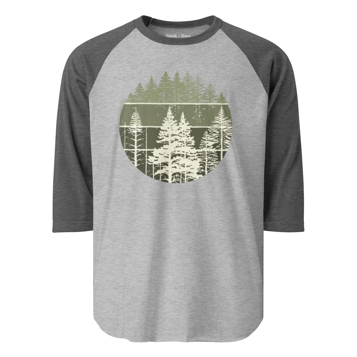 green forest | baseball tee