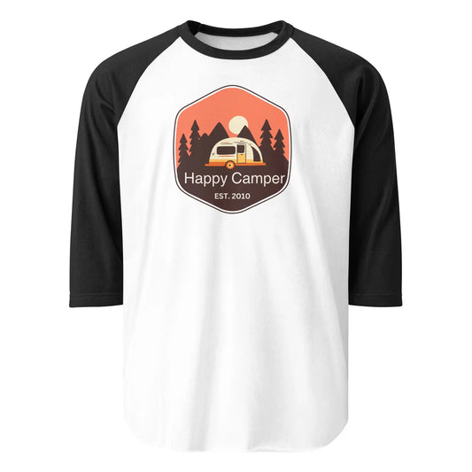 brown happy camper | baseball tee - f u n k + f i n a