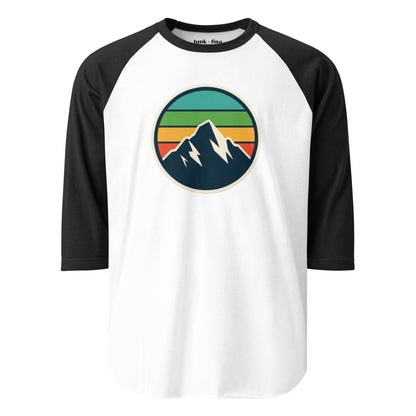 mountain rainbow | baseball tee