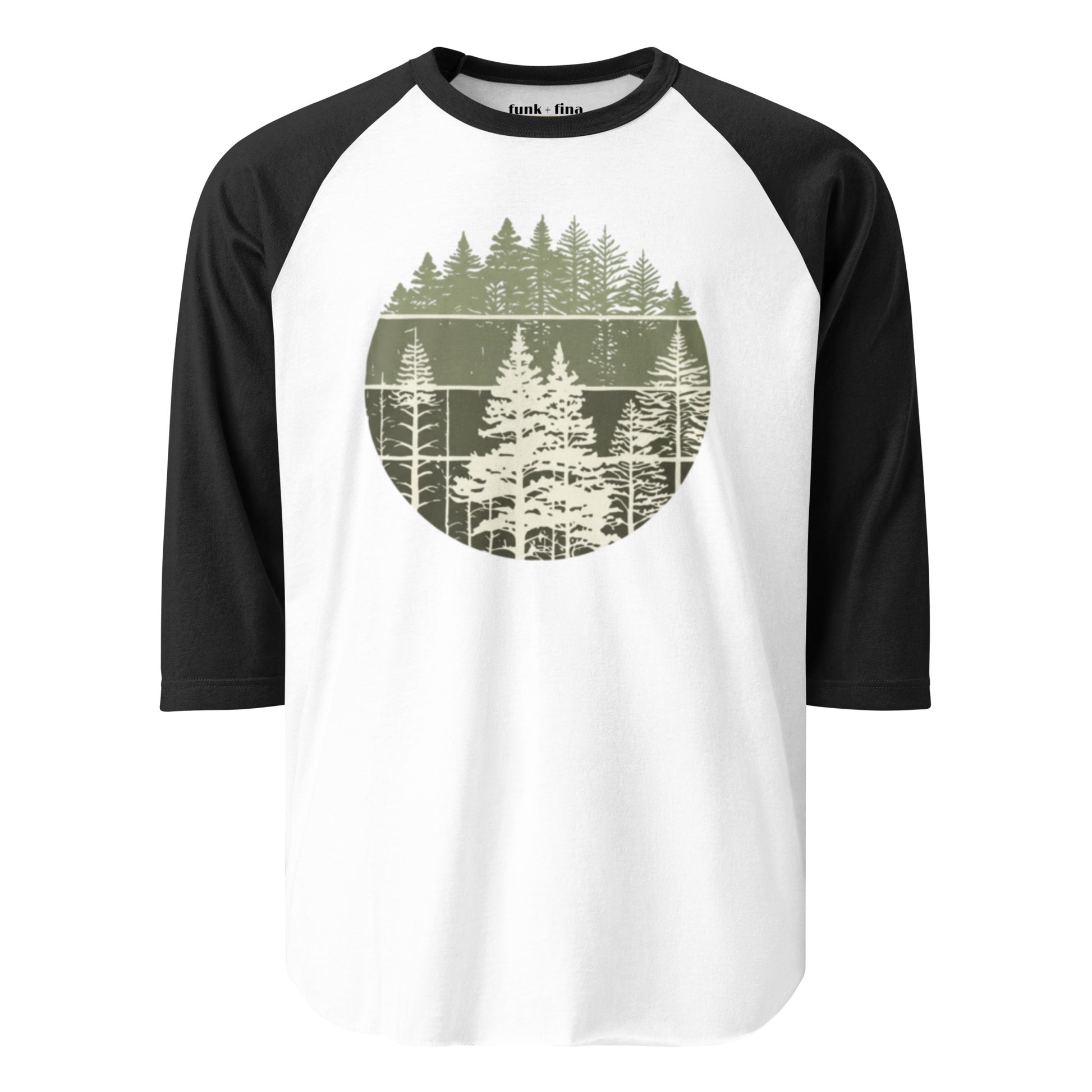 green forest | baseball tee