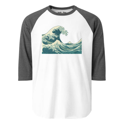 katsushika wave | baseball tee