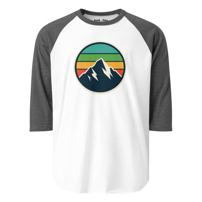 mountain rainbow | baseball tee