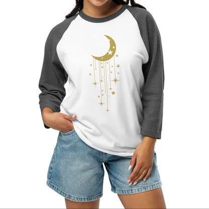 half moon and stars | baseball tee