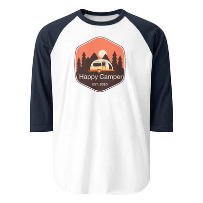 brown happy camper | baseball tee - f u n k + f i n a