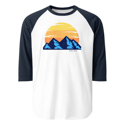 blu mountains | baseball tee - f u n k + f i n a