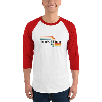 curvy rainbow | baseball tee - f u n k + f i n a