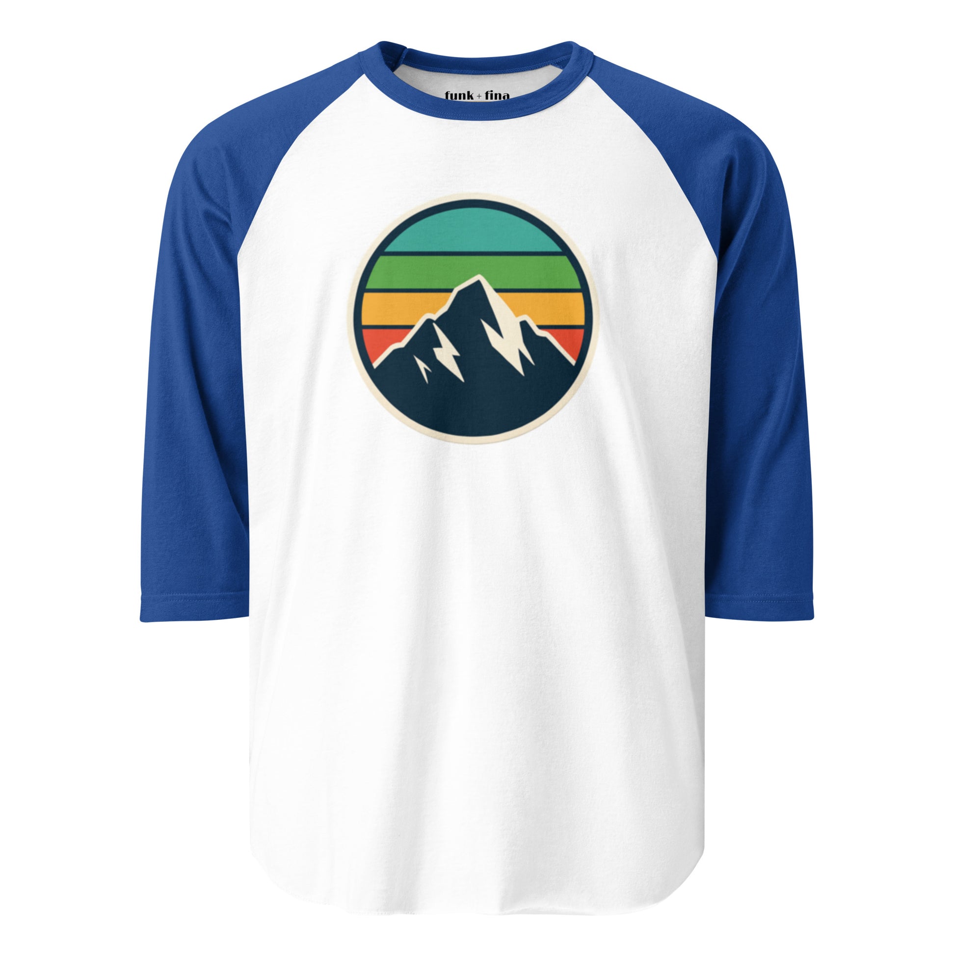 mountain rainbow | baseball tee