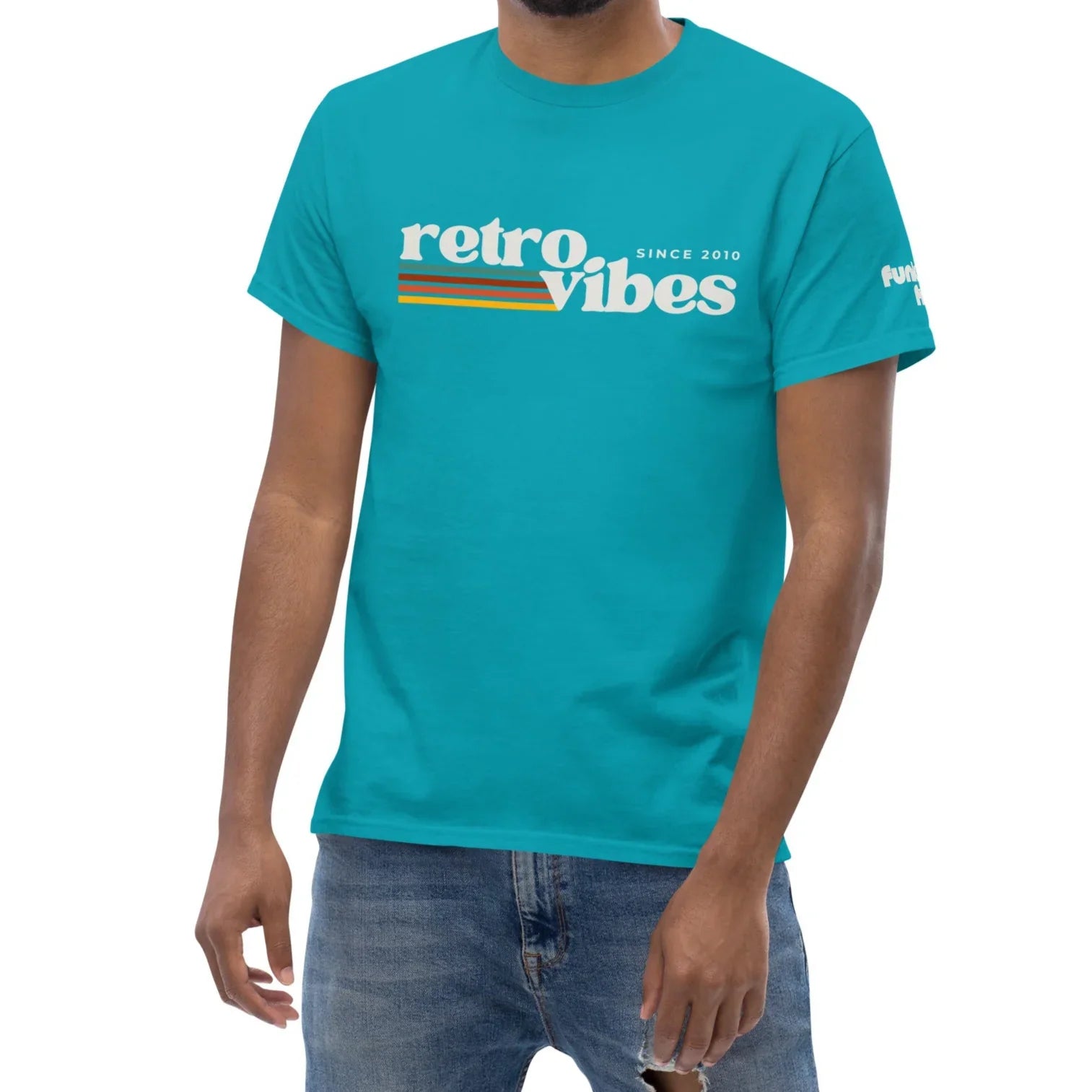 retro vibes | classic tee - f u n k + f i n a