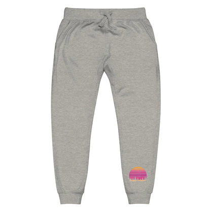 pink sunset | fleece sweatpants - f u n k + f i n a