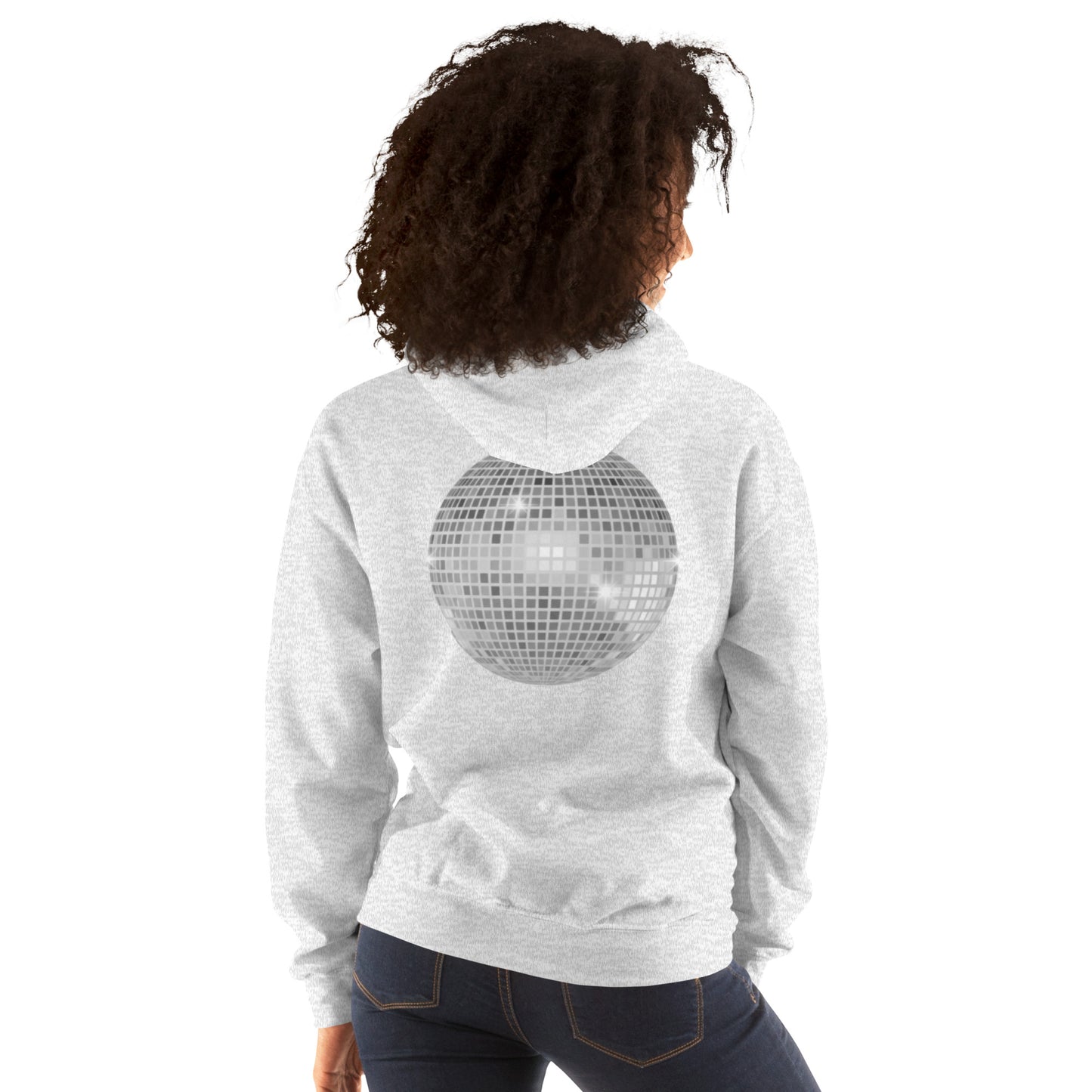 sparkly discoball back | hoodie