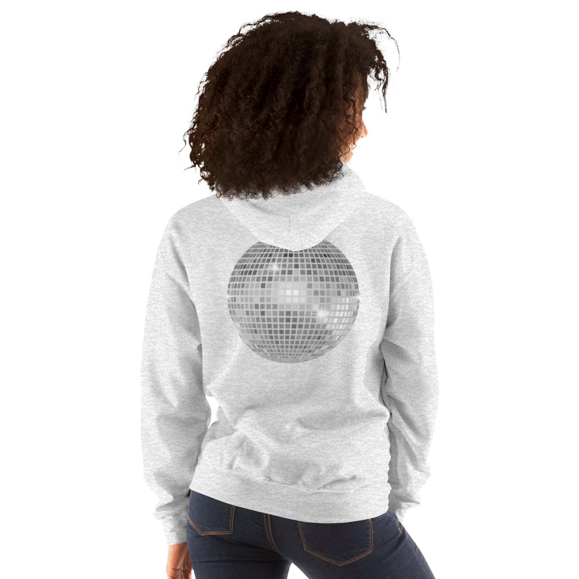 sparkly discoball back | hoodie