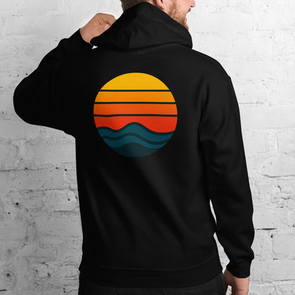 retro sunset back | hoodie