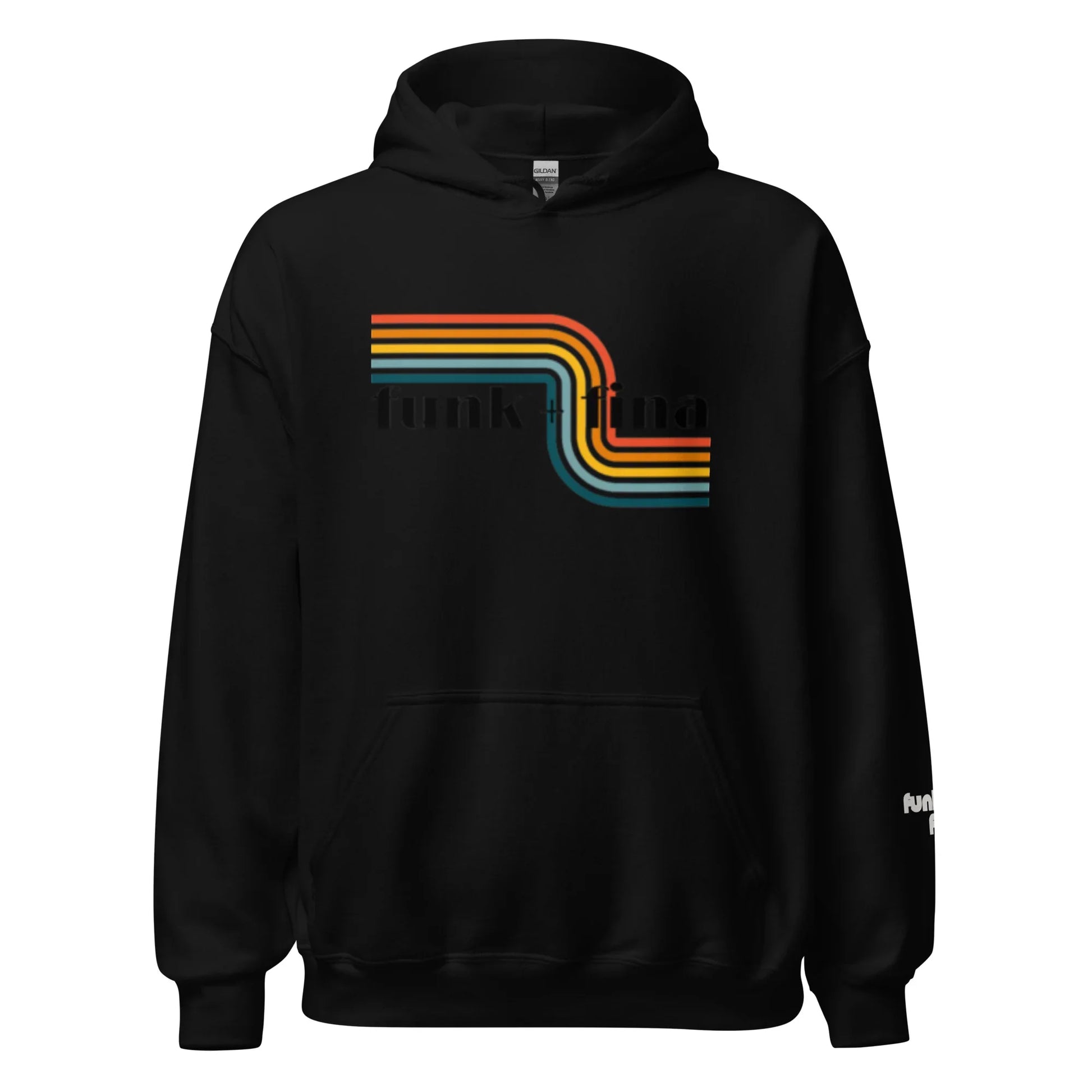 curvy rainbow | hoodie - f u n k + f i n a
