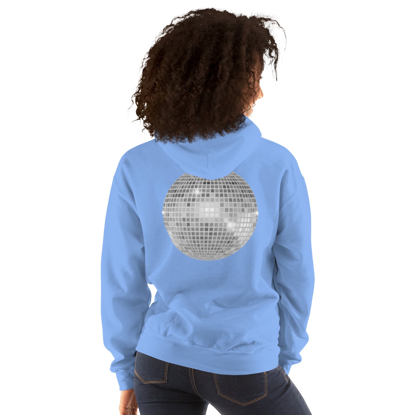 sparkly discoball back | hoodie