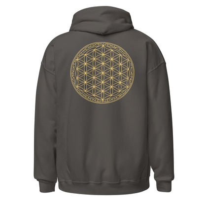 flower of life back | hoodie