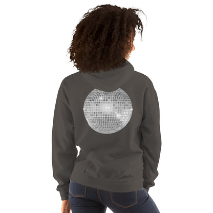 sparkly discoball back | hoodie