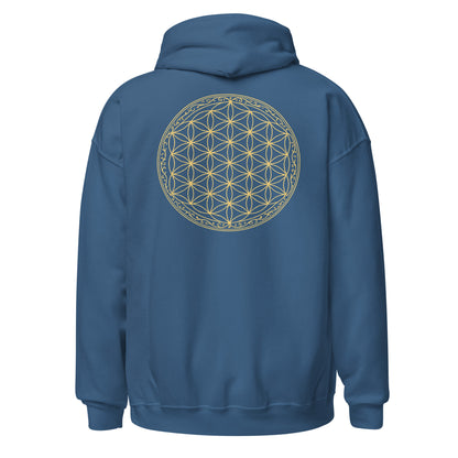 flower of life back | hoodie