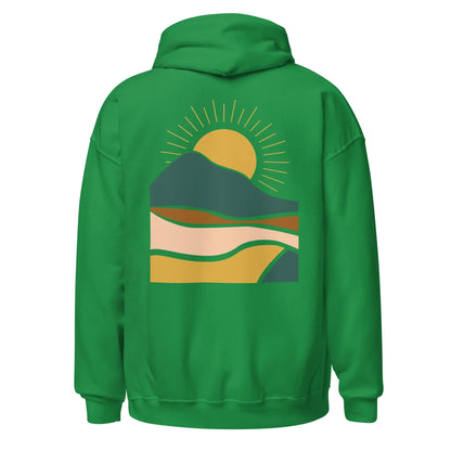 rustic sunrise back | hoodie - f u n k + f i n a