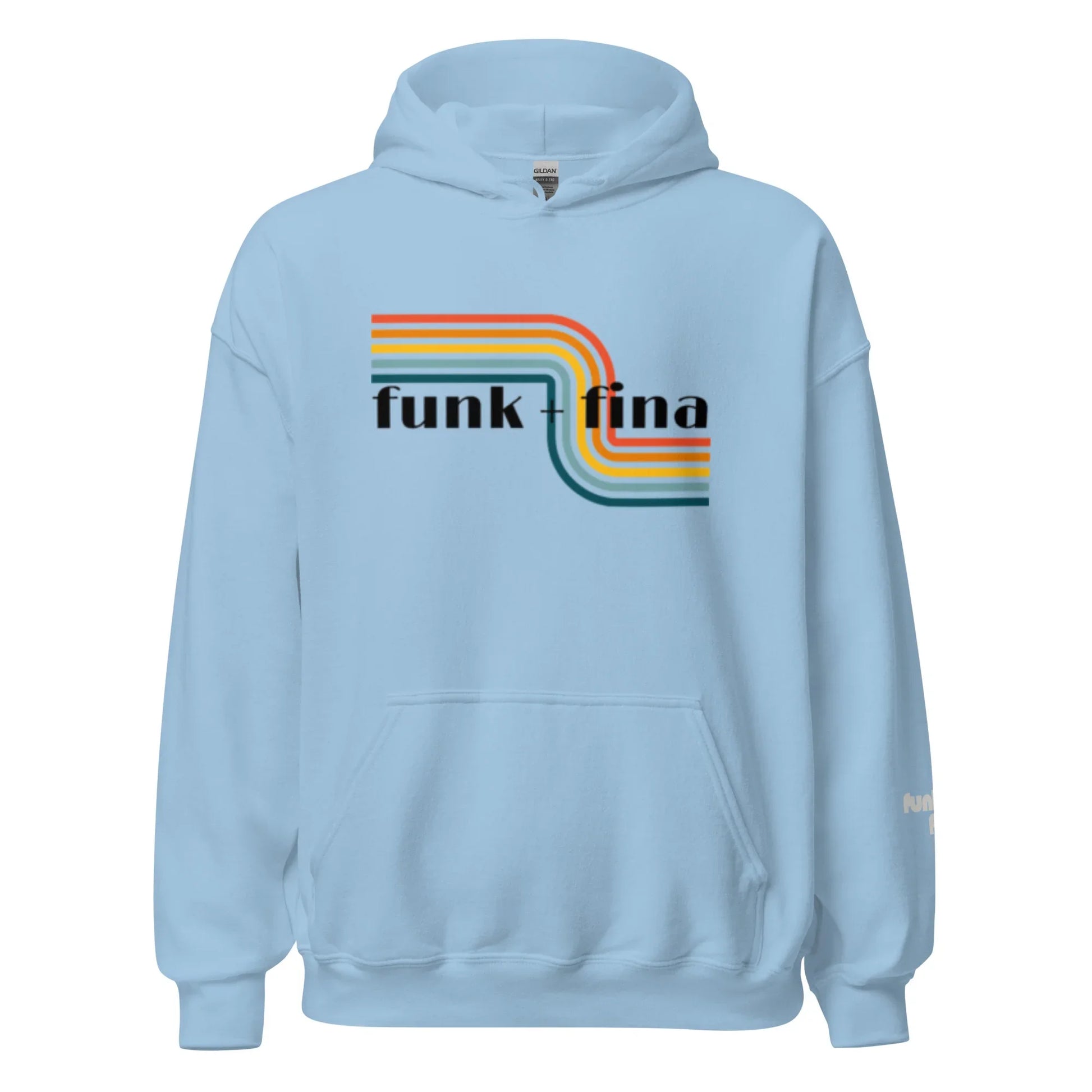 curvy rainbow | hoodie - f u n k + f i n a