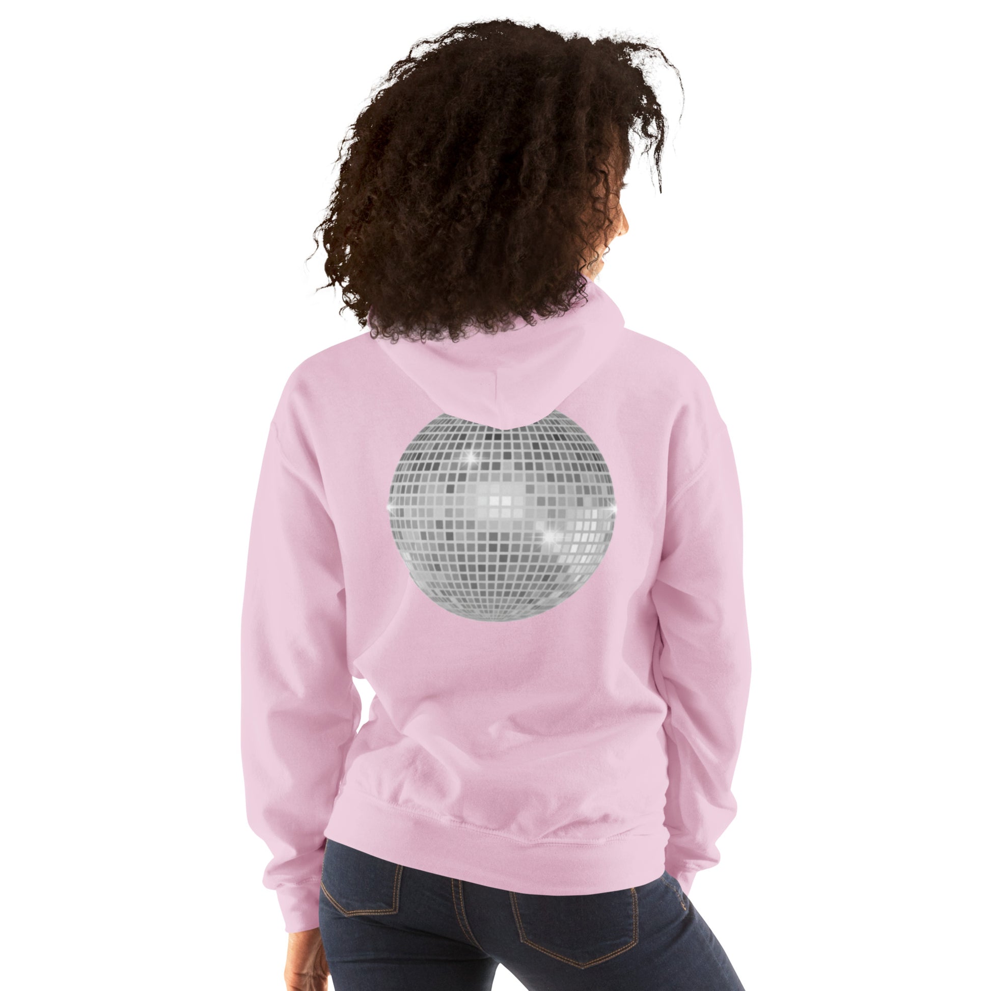 sparkly discoball back | hoodie