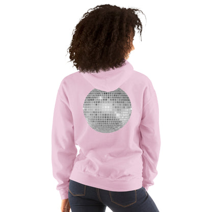 sparkly discoball back | hoodie
