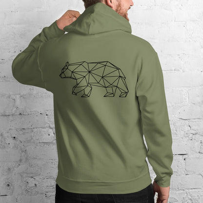 bear star back | hoodie