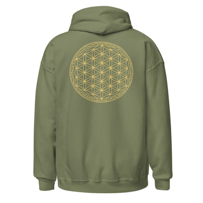 flower of life back | hoodie
