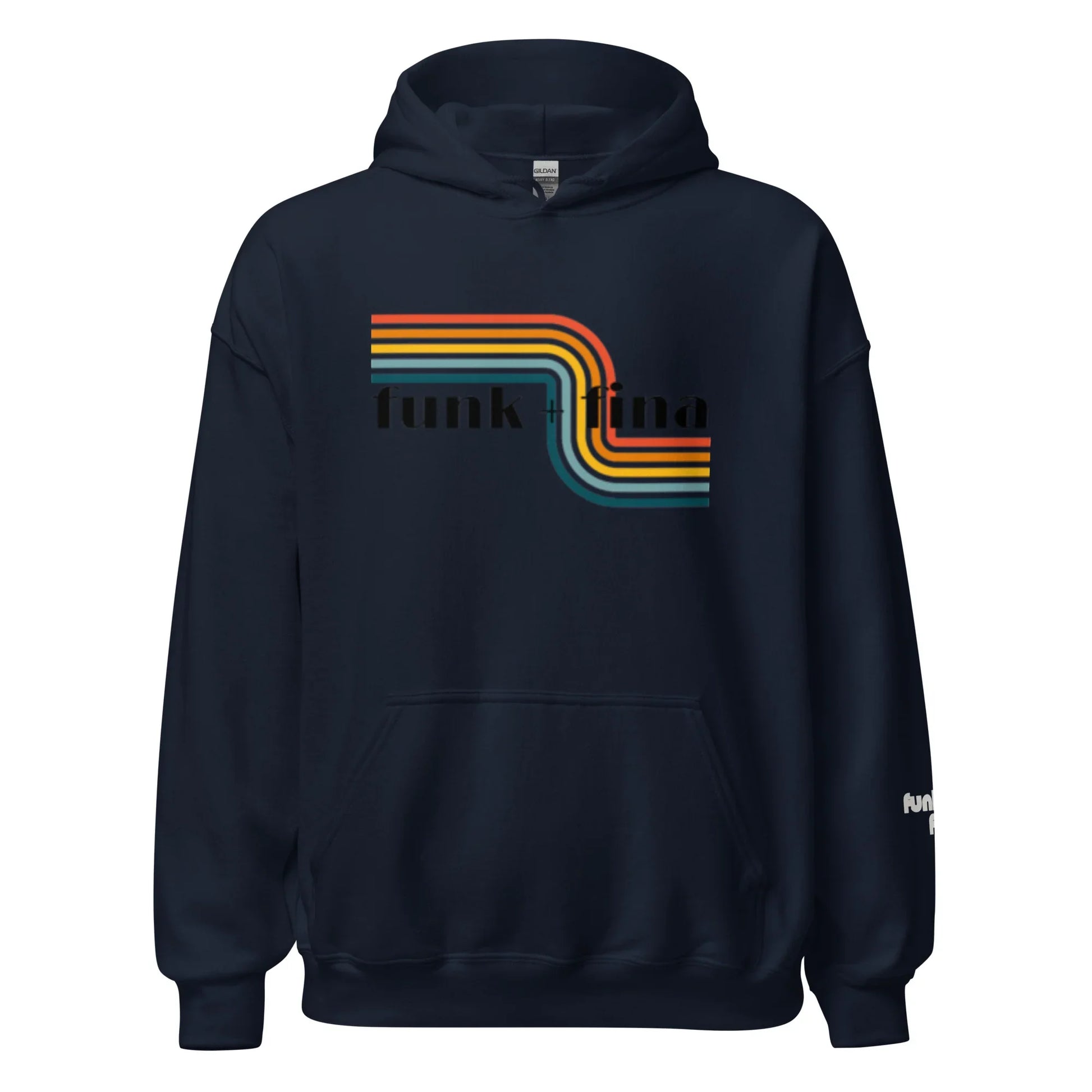 curvy rainbow | hoodie - f u n k + f i n a