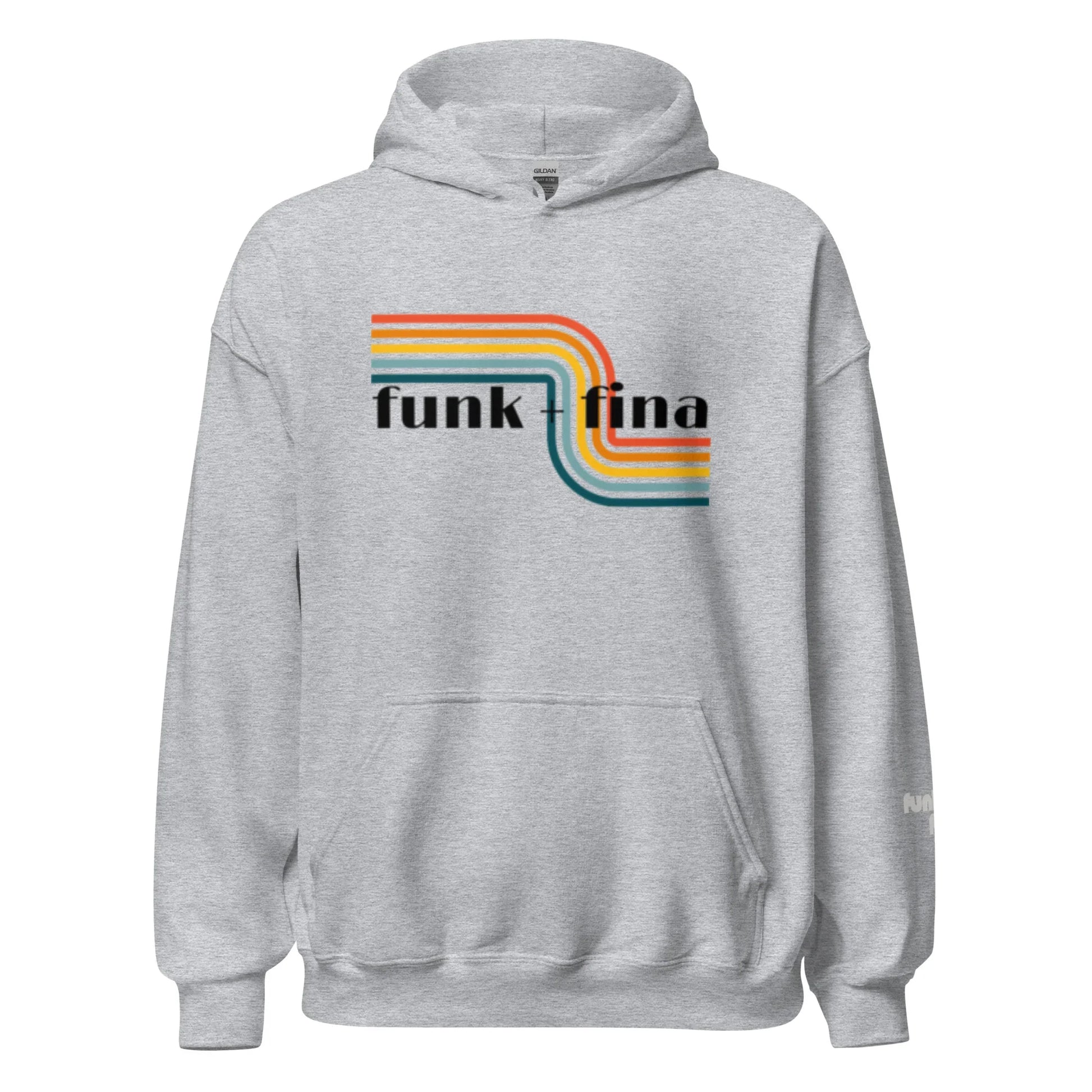 curvy rainbow | hoodie - f u n k + f i n a
