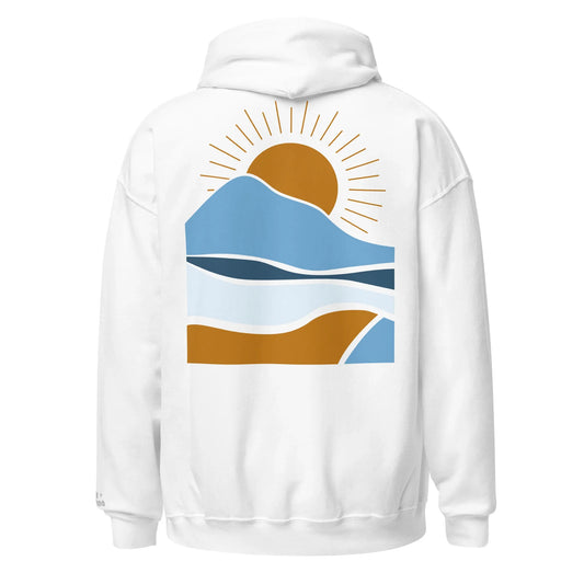 morning sunrise back | hoodie - f u n k + f i n a