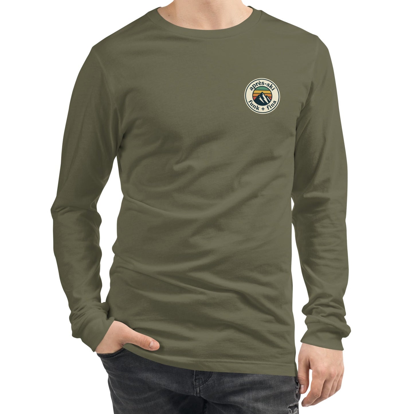 retro apres-ski front | long-sleeved tee