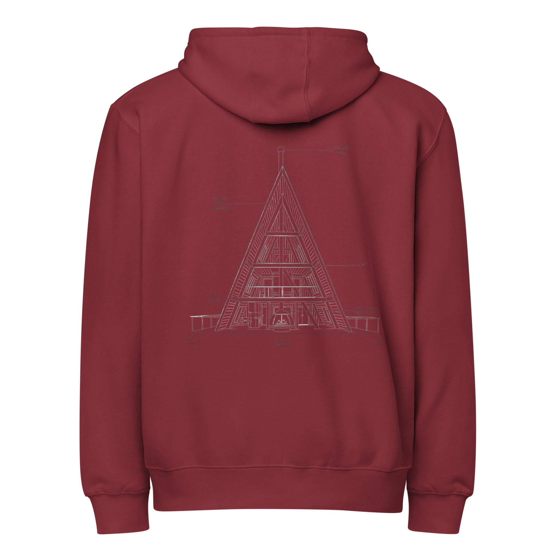 a-frame | zip hoodie
