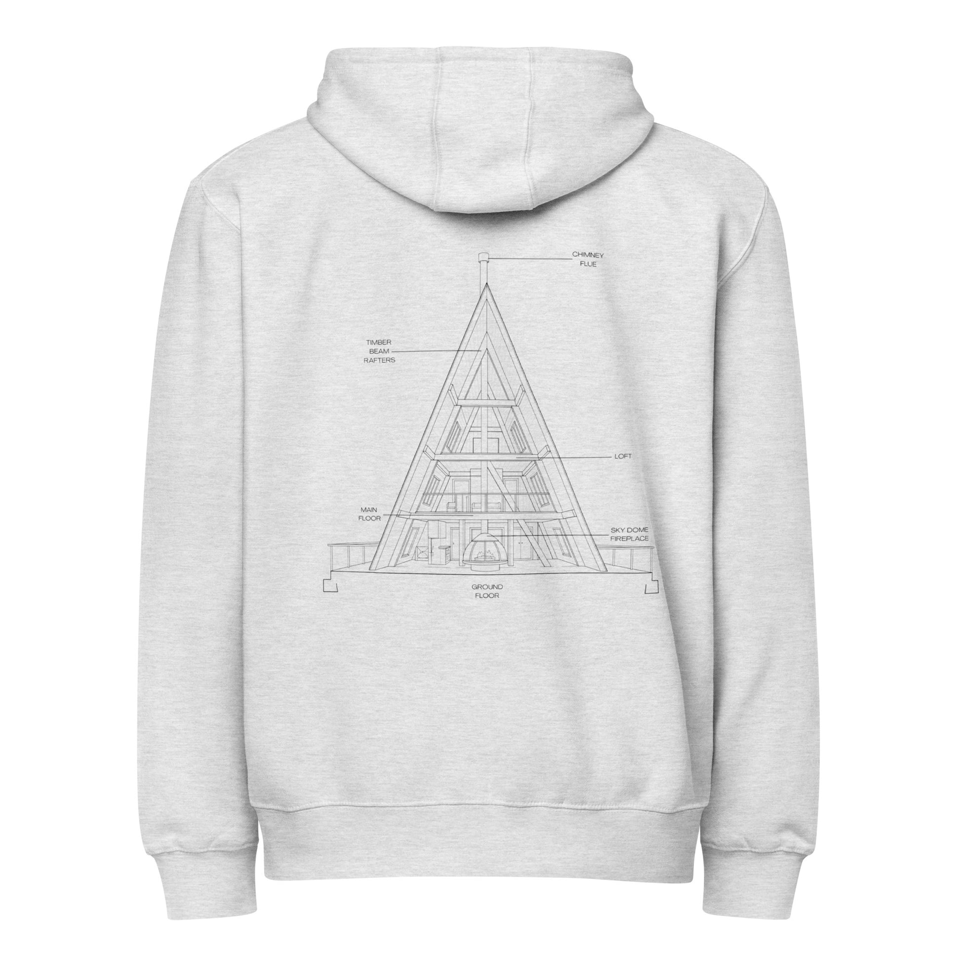 a-frame | zip hoodie