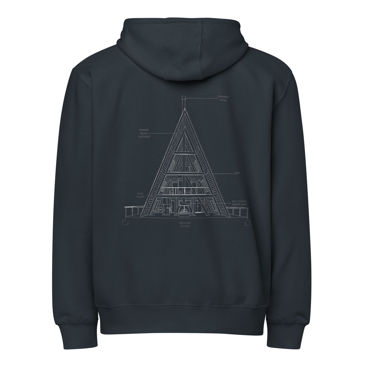 a-frame | zip hoodie
