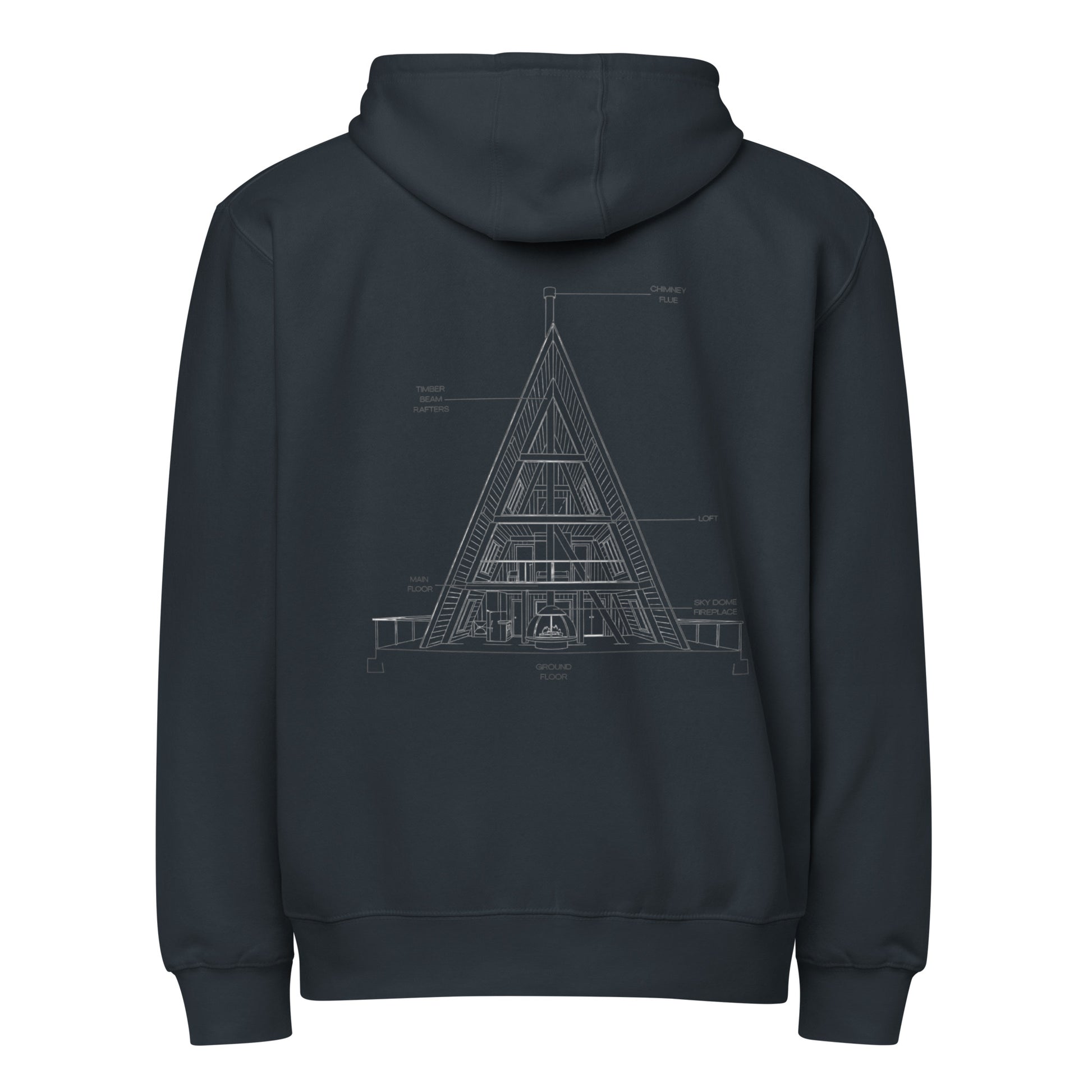 a-frame | zip hoodie