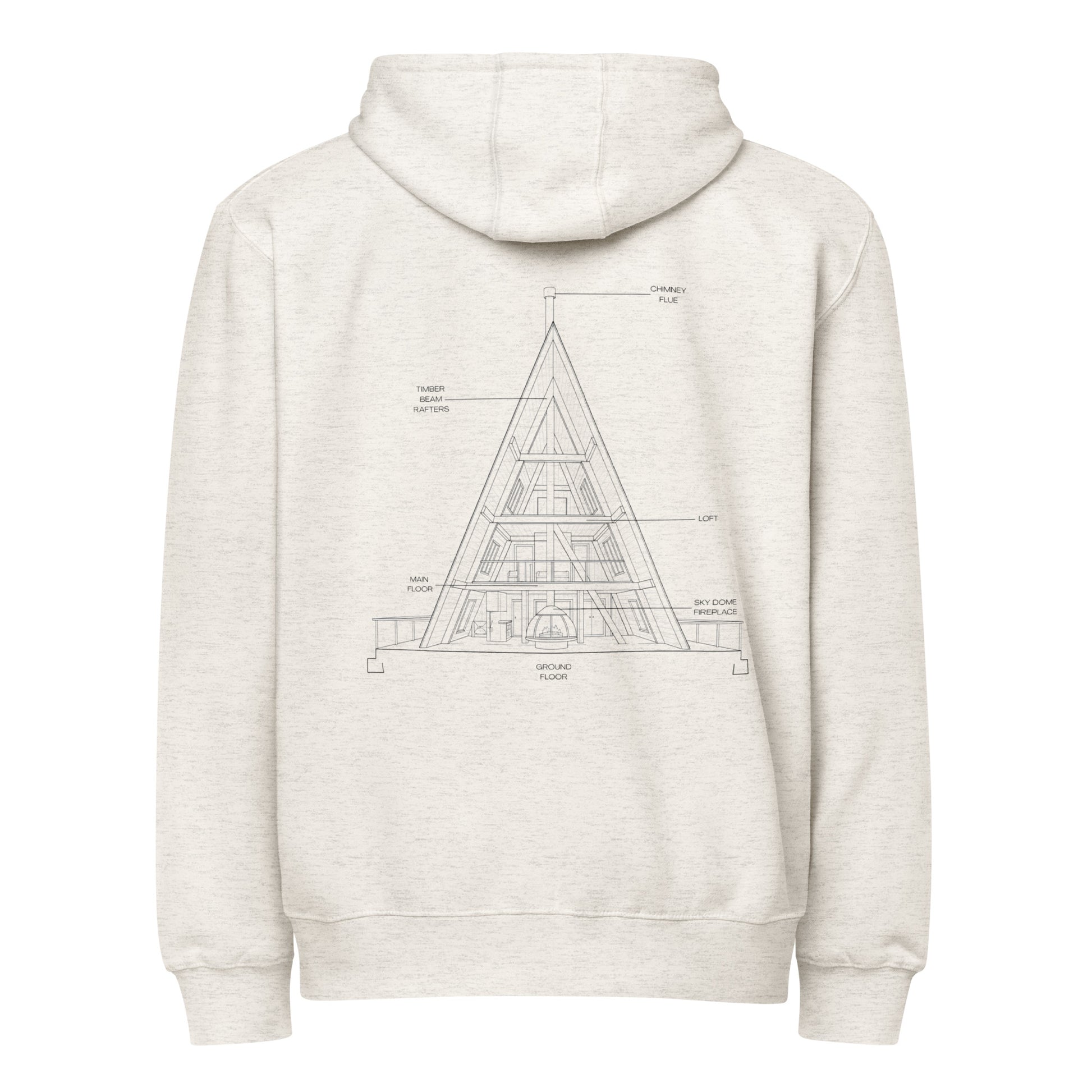 a-frame | zip hoodie