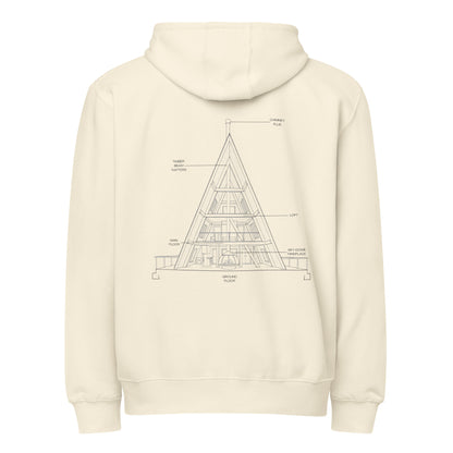 a-frame | zip hoodie