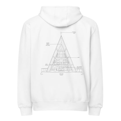 a-frame | zip hoodie