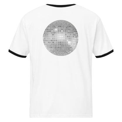 sparkly discoball back | ringer tee