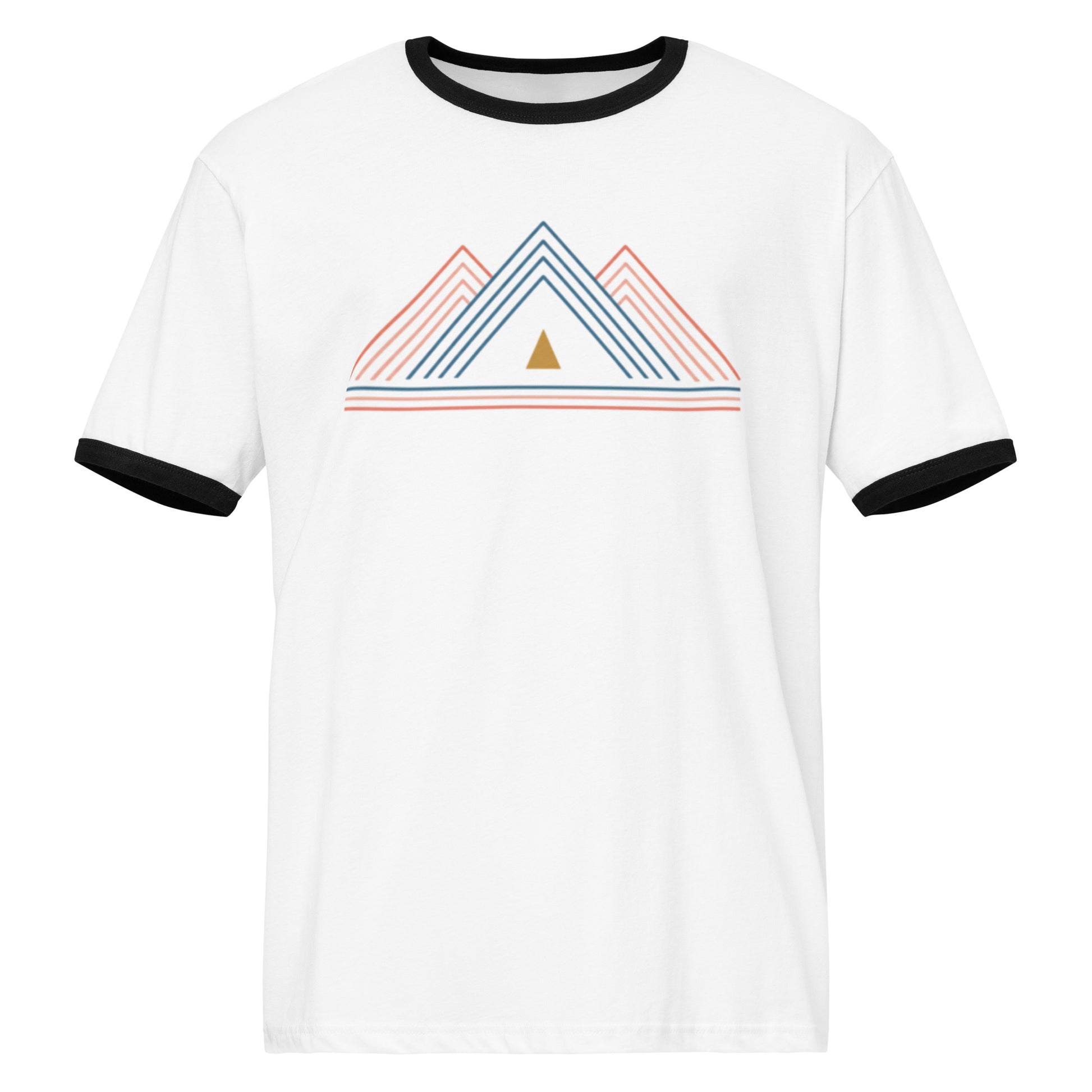 triangle mountains | ringer tee