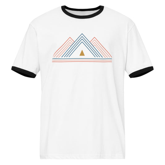 triangle mountains | ringer tee