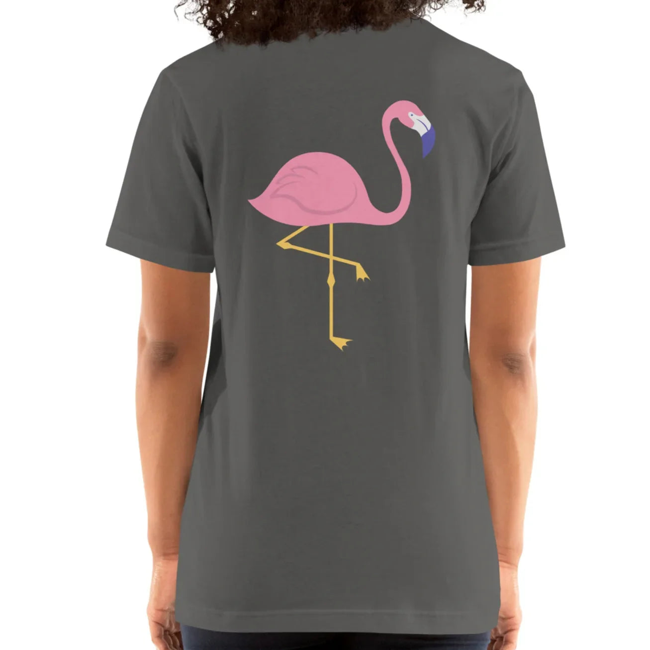 pink flamingo back | comfort tee - f u n k + f i n a
