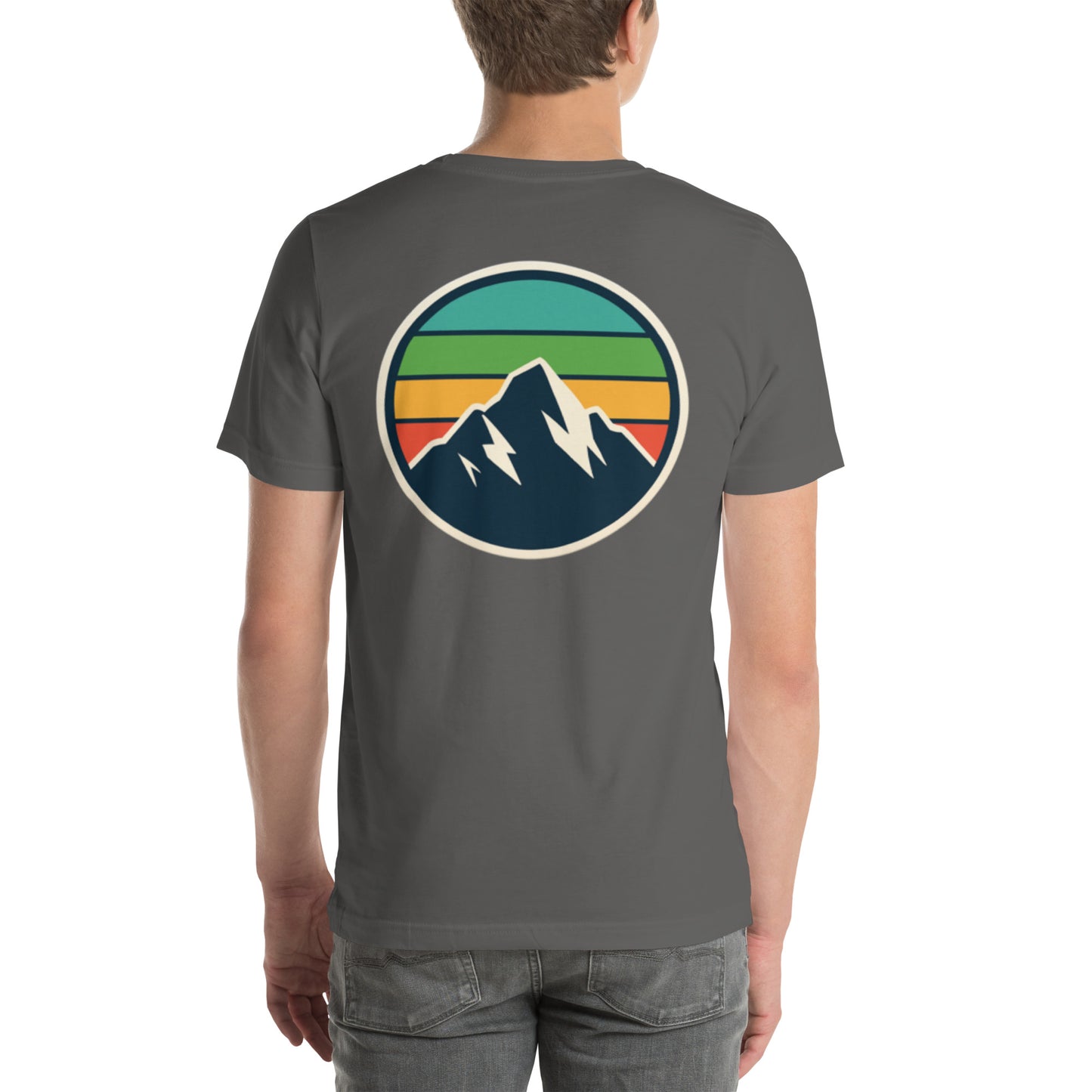 rainbow mountain back | staple tee