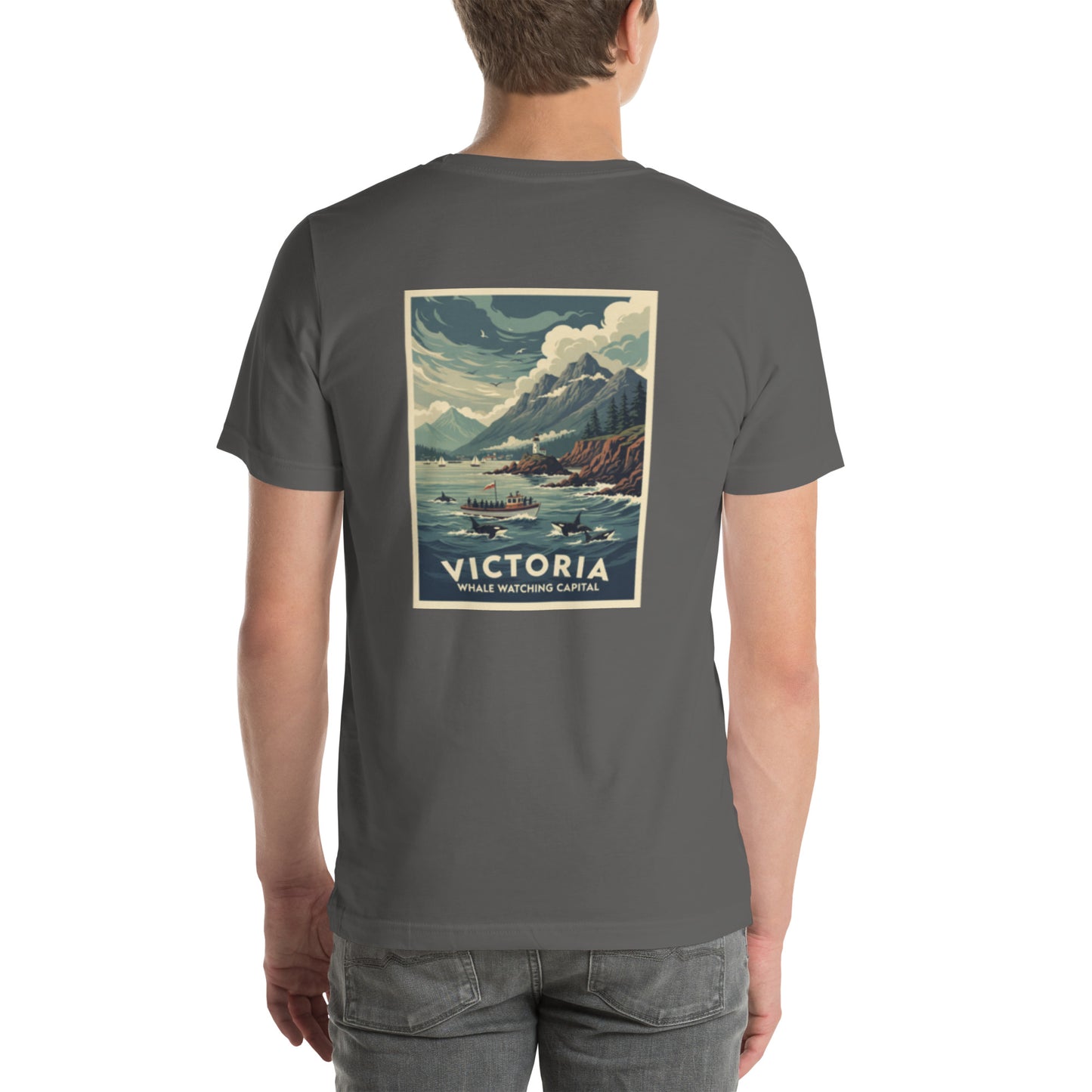 whale town back | staple tee