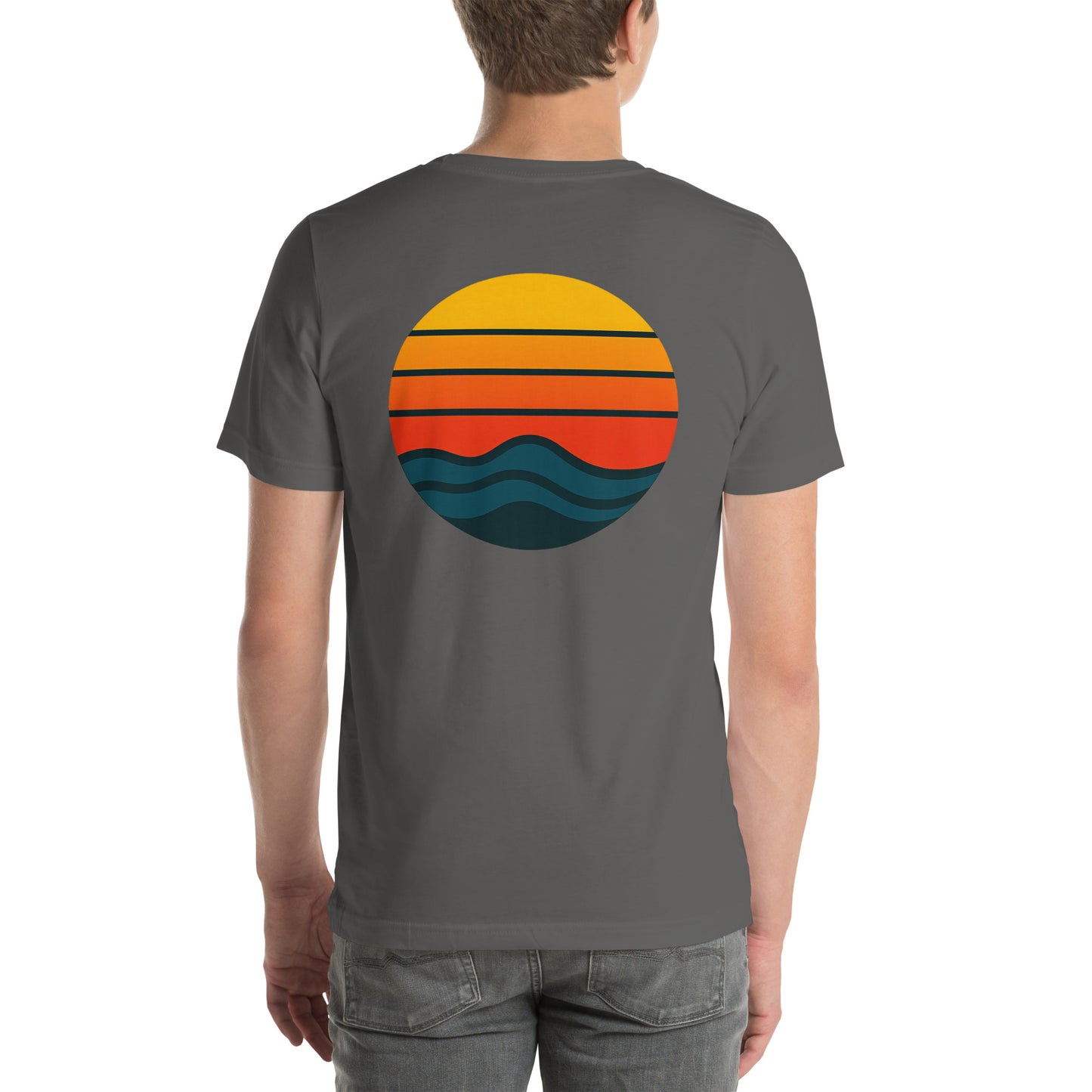 sunset waves back | staple tee
