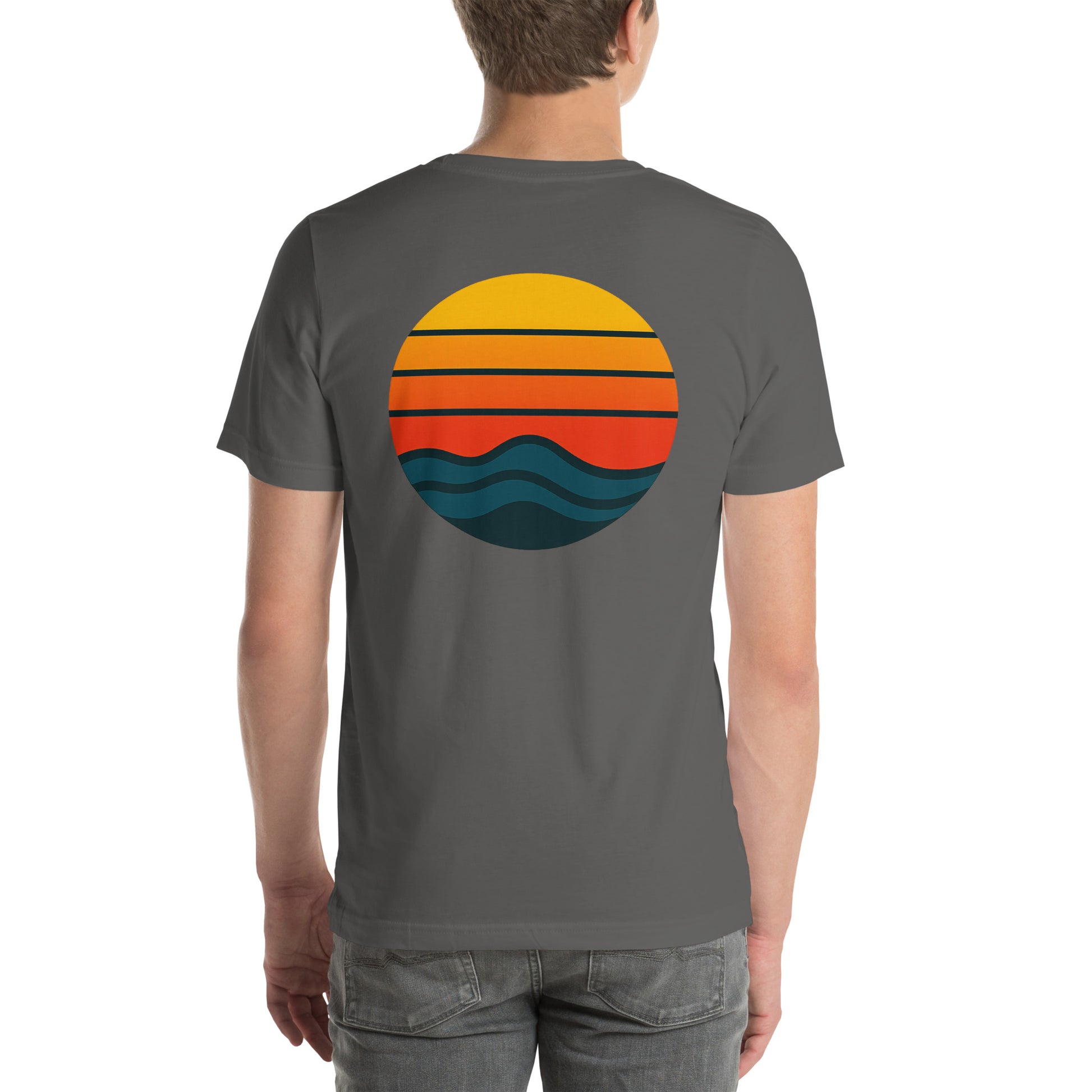 sunset waves back | staple tee