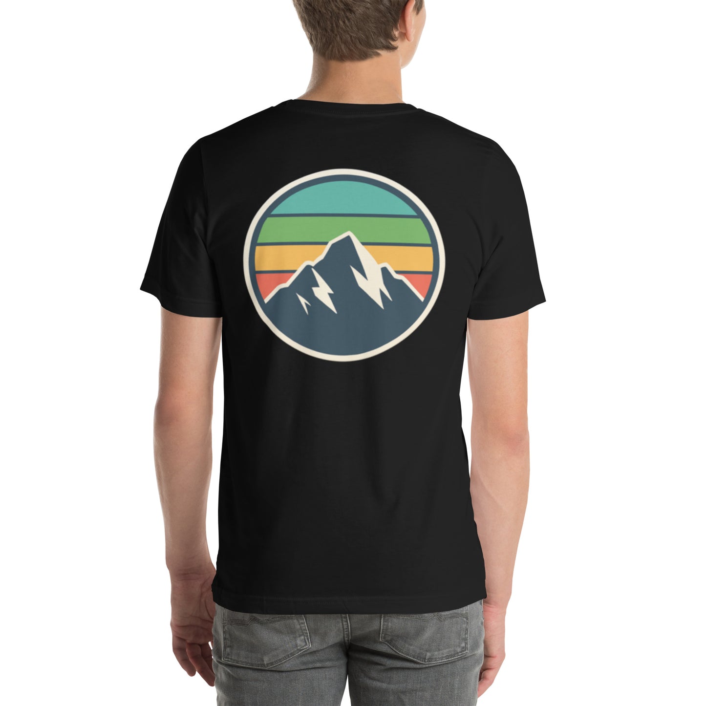 rainbow mountain back | staple tee